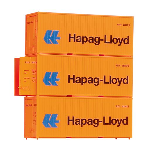 PIKO 56202 Container 3er-Set 20 Hapag Lloyd (Spur H0)