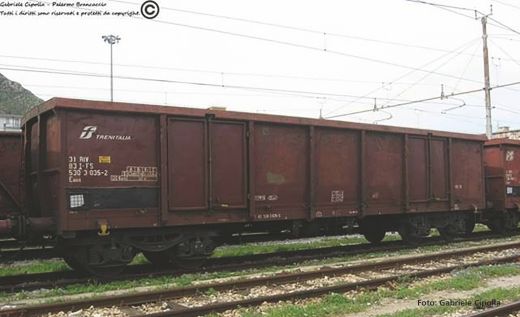 PIKO 58238 2er Set Off. Güterwg. Eas FS V mit Sand (Spur H0)
