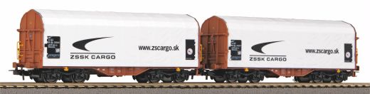 PIKO 58258 2er Set Schiebeplanenwg ZSSK VI (Spur H0)