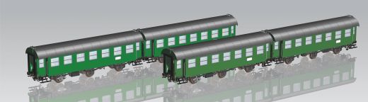 PIKO 58268 4er Set Umbauwg. Gastarbeiter DB IV (Spur H0)