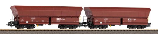 PIKO 58291 2er Set Schüttgutwg. Falns ?D Cargo VI (Spur H0)