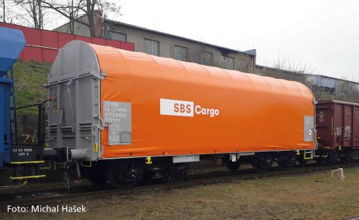 PIKO 58292 2er Set Schiebeplanenwg. Orange VKS VI (Spur H0)