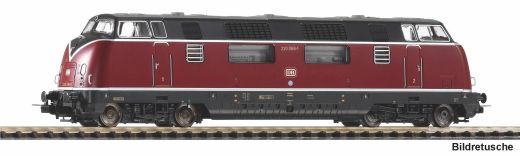 PIKO 59726 Diesellok BR 220 rot DB IV + DSS PluX22 (Spur H0)