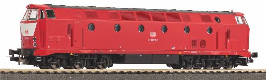 PIKO 59943 Diesellok BR 219 Licht oben und Latz DB (Spur H0)