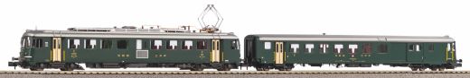 PIKO 94166 N-Set Triebwg. RBe 4/4 und Bt Steuerwg (Spur H0)