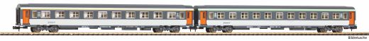 PIKO 94505 N-2er Set Abteilwg. 1.Kl. + 2.Kl. SNCF (Spur N)