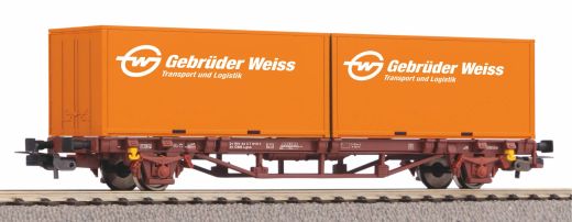 PIKO 97151 Containertrgwg. 2x20 ÖBB Gebr.Weiss V (Spur H0)