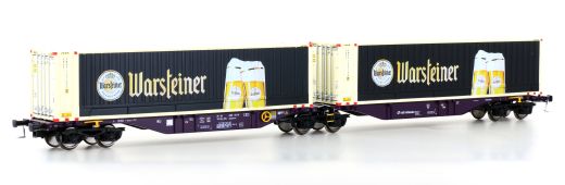 Lemke 28399 Containerwagen Sggmrss90 Rai (Spur H0)
