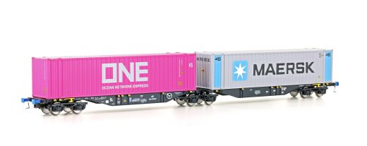 Lemke 90661 Containerwagen Sggmrss90 PKP (Spur H0)