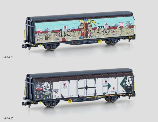 Lemke H24663 Schiebewandwagen Hbbillns SBB (Spur N)