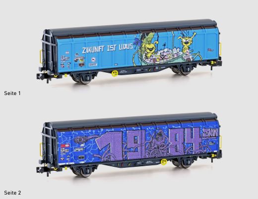 Lemke H24666 Schiebewandwagen Hbbillns SBB (Spur N)