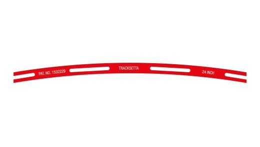 PECO 47NT24 N Gleisschablone geb. R610mm (Spur N)