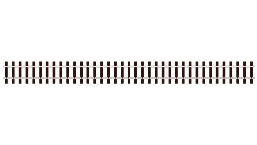 PECO 47SL1400 H0m C75 Flexgl.Holzschwellen (Spur H0)