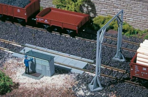 Auhagen 11404 Gleiswaage mit Lademaß (Spur H0)