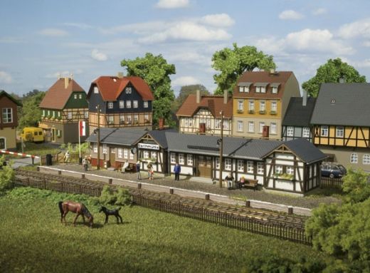 Auhagen 11418 Bahnhof Barthmühle (Spur H0)
