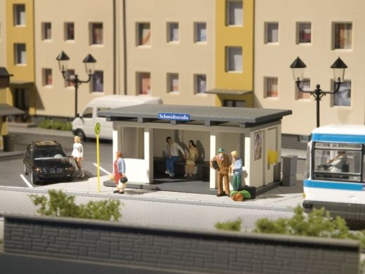 Auhagen 11419 Buswartehäuschen (Spur H0)