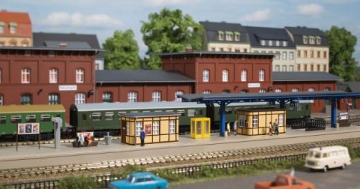 Auhagen 13343 TT Bahnhofsausstattung (Spur TT)