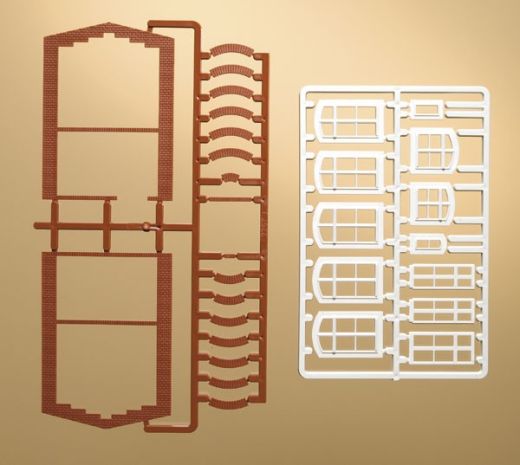 Auhagen 41615 Fensterbögen und Fenster (Spur H0)