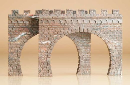 Auhagen 43609 Tunnelportale zweigleisig (Spur TT)