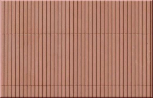 Auhagen 52432 1 Dekorplatte Trapezblech rot