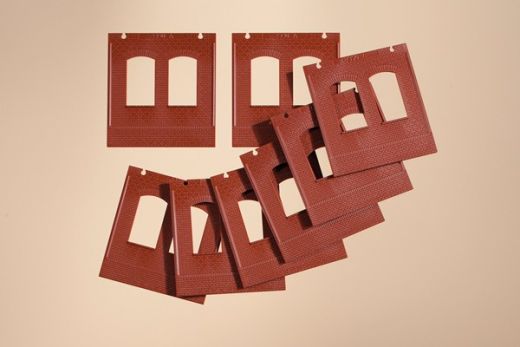 Auhagen 80515 Wände 2390A rot (Spur H0)
