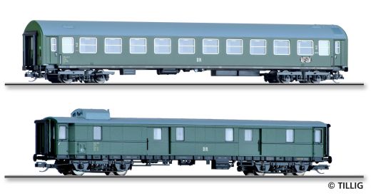 Tillig 1095 Reisezugwagenset, DR, Ep.III (Spur TT)