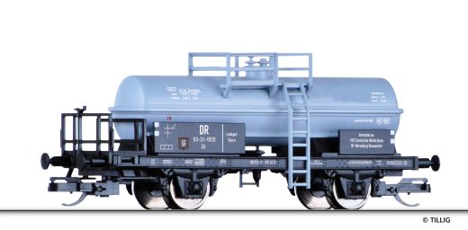 Tillig 14987 Säurekesselwagen, DR, Ep.III (Spur TT)