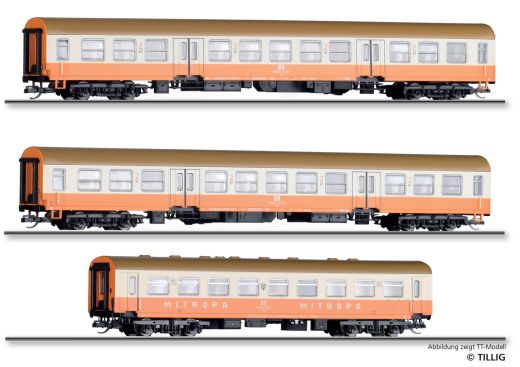 Tillig 70061 Reisezugwagenset, EBS, Ep.VI (Spur H0)