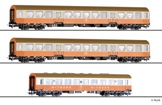 Tillig 70061 Reisezugwagenset, EBS, Ep.VI (Spur H0)