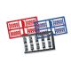 Busch 1109 Schrankenzaun blau/rot H0 (Spur H0)