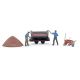 Busch 12455 A-Set: Kipplore beladen H0 (Spur H0)