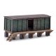 Busch 8829 Behelfsschuppen / Rampe TT (Spur TT)