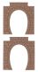 Faller 120577 2 Tunnelportale, 1-gleisig (Spur H0)