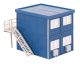 Faller 130134 4 Baucontainer, blau (Spur H0)