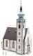 Faller 130490 Kleinstadtkirche (Spur H0)