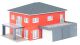Faller 130743 WeberHaus CityLife, rot (Spur H0)