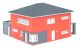 Faller 130743 WeberHaus CityLife, rot (Spur H0)