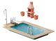 Faller 180542 Swimming-Pool und Gartenhaus (Spur H0)