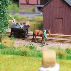 Busch 12456 A-Set: Pferdebahn H0 (Spur H0)