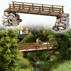 Busch 1497 Holzbrücke H0 (Spur H0)