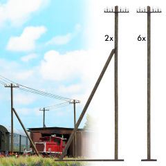 Busch 1499 Telegrafenmasten H0 (Spur H0)