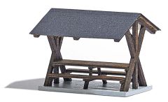 Busch 1563 Überdachter Rastplatz H0 (Spur H0)