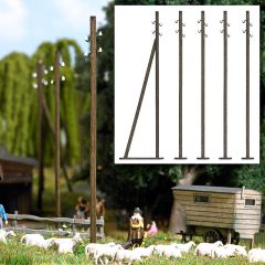 Busch 1569 Freileitungsmasten H0 (Spur H0)