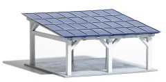 Busch 1572 Moderner Solarcarport H0 (Spur H0)