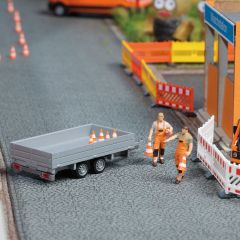 Busch 1867 Verkehrshütchen aufstellen H0 (Spur H0)