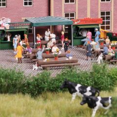 Busch 1872 Biergarten hrenbr u H0 (Spur H0)