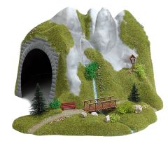 Busch 3016 Tunnel mit Bach H0 (Spur H0)