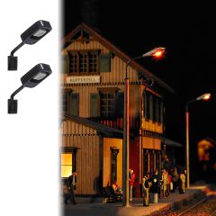 Busch 4132 2 Wandlampen H0 (Spur H0)