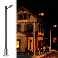 Busch 4134 Lampe mit Holzmast H0 (Spur H0)