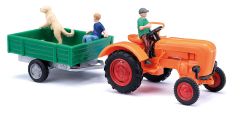 Busch 50052 Allgaier A 111 L +Anhänger/Fi (Spur H0)